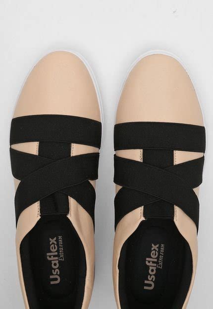 Slip On Usaflex Transpasse Nude Compre Agora Dafiti Brasil