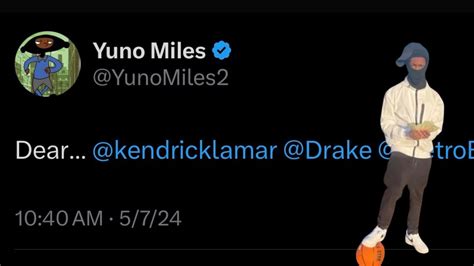 Message To Drake And Kendrick From Yuno Miles Youtube