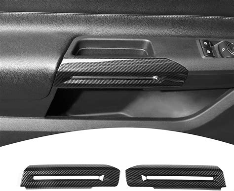 Amazon Pdklin For Mustang Inner Door Handle Cover Trim Carbon