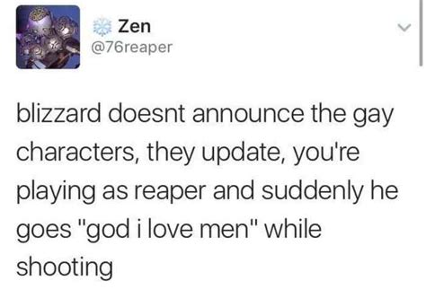 Blizzard Doesn T Announce The Gay Characters R SuddenlyGay