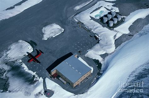 Antarctic Research Base Photograph by British Antarctic Survey/science ...