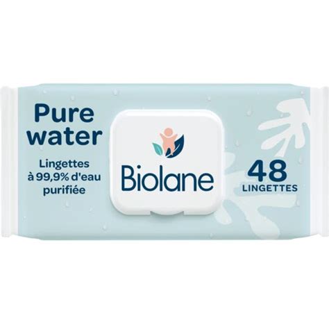 Lingettes B B D Eau Purifi E Non Parfum Es Biolane Le Paquet