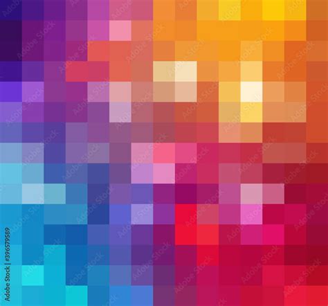 Abstract Rainbow Geometric Background Creative Design Templates Pixel