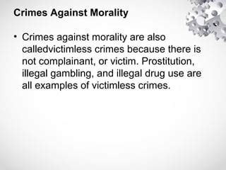 Crime And Its Types PPT