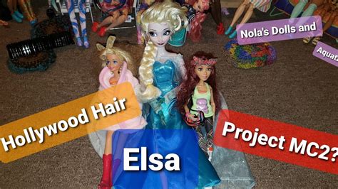 Hollywood Hair Elsa And Project Mc Squared Dolls Thrifted Youtube