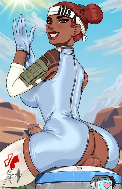 Rule 34 1futa Apex Legends Ass Futanari Lifeline Apex Legends Penis Precum Sitting Xinaelle