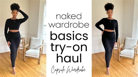 NAKED WARDROBE BASICS TRY ON HAUL REVIEW BUILDING A CAPSULE WARDROBE