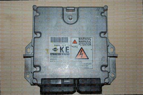 ECU Original FULL Software DENSO MB275800 3231 NISSAN ALMERA TINO I