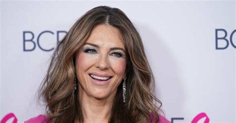Elizabeth Hurley Shares Vacation Photo In Hot Pink Bikini Parade
