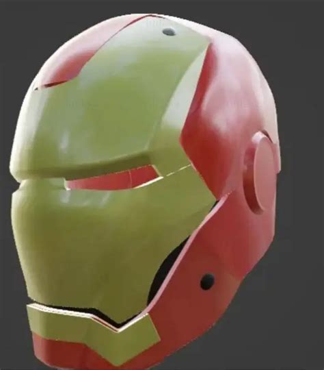 【iron Man】 《 Helmet And Gloves 》～3d Stl File Pla Abs Filament And Resin