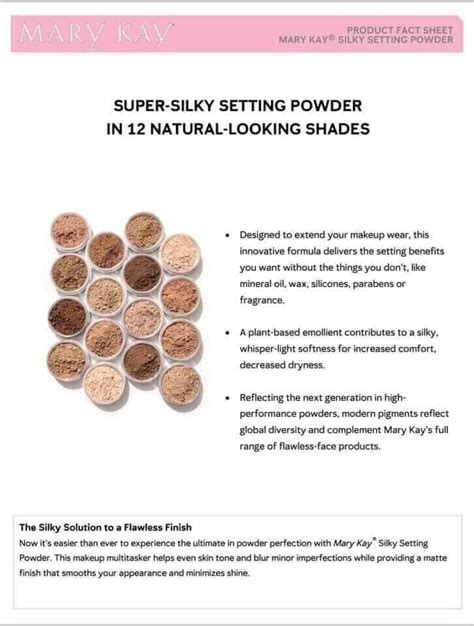 Mary Kay Silky Setting Loose Powder Full Size 28 Oz Choose Your Shade Nib Ebay