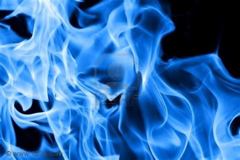 Cool Blue Fire Flames Wallpaper