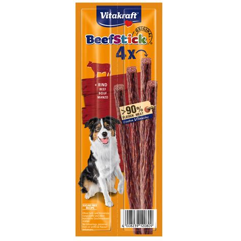 Récompense pour chien beef stick bœuf VITAKRAFT le sachet de 48g à