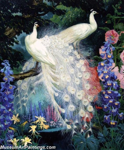 Peacock,Famous Peacock Paintings for Sale - MuseumArtPaintings.com