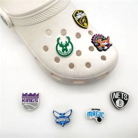 Wholesale Basketball Croc Charms Steam Sports Shoe Charms Custom