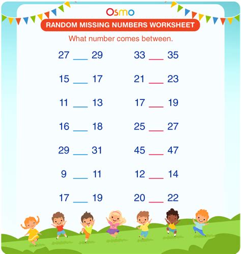 Discover Fun And Engaging Missing Number Worksheets 1 100 For Kids