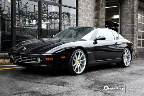 Ferrari 456 GT with 20in Savini BM12 Wheels exclusively from Butler Tires and Wheels in Atlanta ...