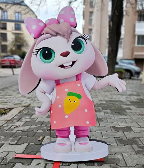 3Д Фигура - РОЗОВ ЗАЕК - Miky.BG