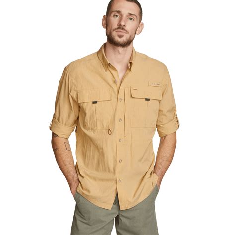 Eddie Bauer Upf Guide 20 Long Sleeve Shirt Hamilton Place