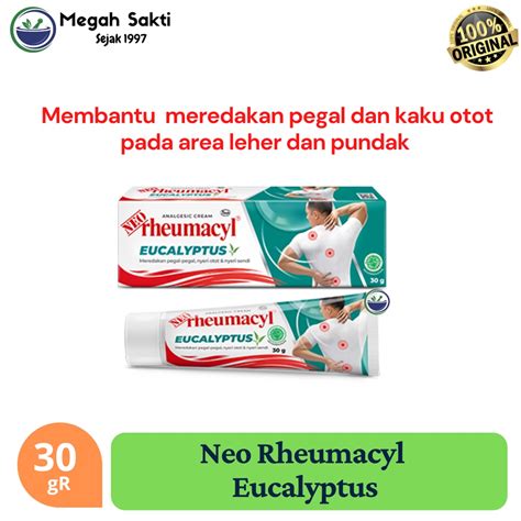 Jual MGS Neo Rheumacyl Cream EUCALYPTUS Hangat Otot Dan Sendi 30 GR