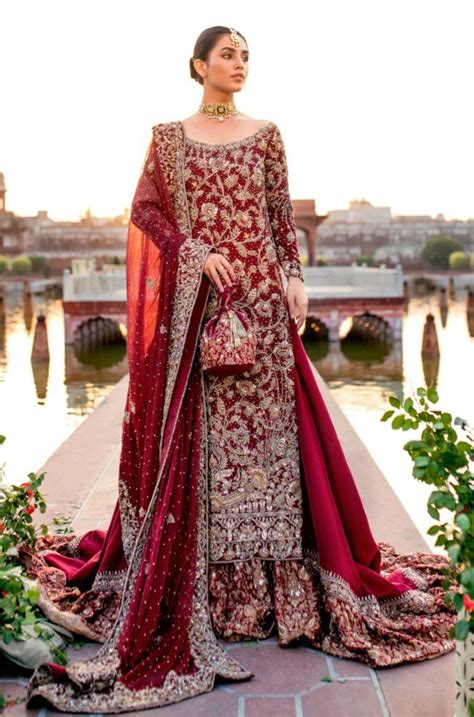 Red Raw Silk Lehenga Shirt Pakistani Wedding Dresses Red Bridal Lehenga Pakistani Red Bridal