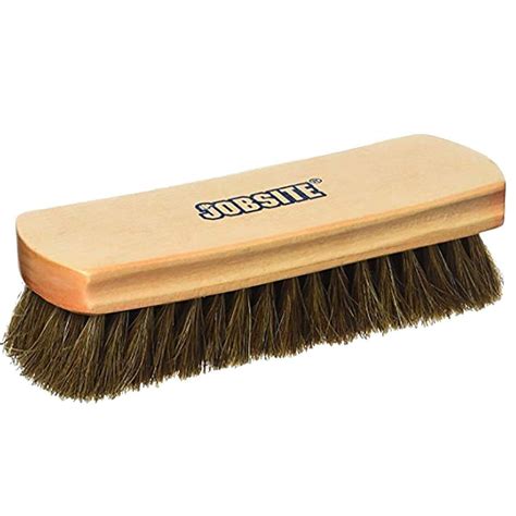 Genuine 6.75 Inch Long 100% Horsehair Professional Shoe Shine Brush – FootMatters Webstore