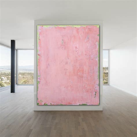 Pink Abstract Vertical Paintings At Vivian Mcneil Blog