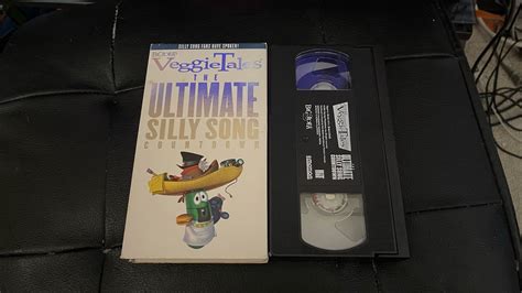 VeggieTales The Ultimate Silly Song Countdown 2001 VHS Side Label 625