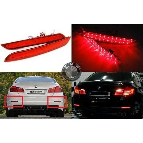 Kit 2 Fanali Posteriori A Led Rosso Per BMW Serie 5 F10 F11 F18 520d