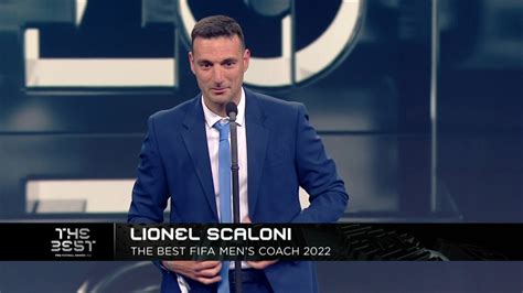 Vídeo O Argentino Lionel Scaloni Campeão Da Copa Do Mundo é Eleito O Melhor Treinador Do