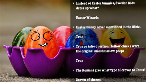 60+ easter trivia questions and answers