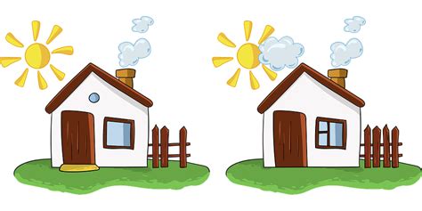 House Houses Spot The Difference · Free vector graphic on Pixabay