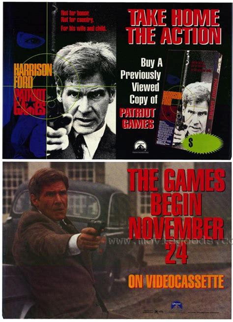 Patriot Games - movie POSTER (Style B) (11" x 17") (1992) - Walmart.com ...