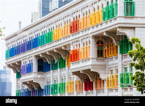 hill street police station  singapore stock photo alamy