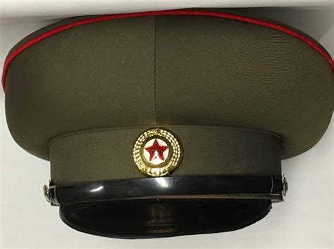 North Korean Infantry Senior Lt Field Uniform and Cap - Enemy Militaria