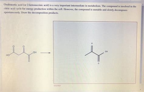 Oxaloacetic Acid Decomposition