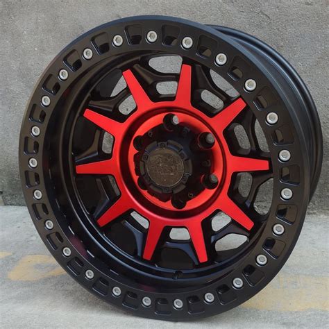 17 Inch Alloy Wheel Rims 4x4 Suv Wheels 6x139 7 Off Road Beadlock Wheel Rims 6 Hole Buy Black