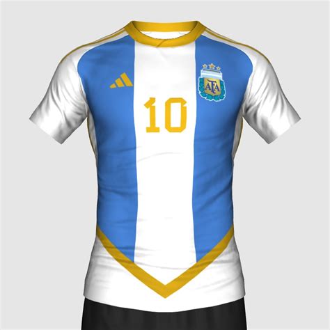 Argentina Leo Messi home shirt concept - FIFA 23 Kit Creator Showcase