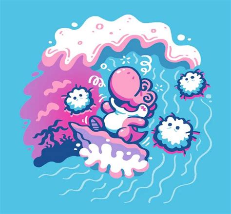 Cheap Ass Gamer On Twitter Yoshi Surfing Shirt Via The Yetee Https T Co Ucyuogxuht