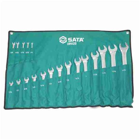 Sata Sae Combination Wrench Set Pc St G Zoro