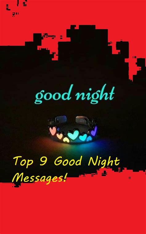 Top 9 Good Night Messages For Loved Ones Wishesandsuccess