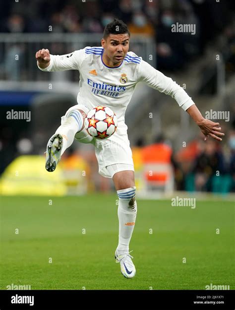 Real Madrid's Casemiro during the UEFA Champions League quarter final ...