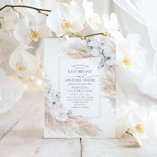 Elegant Orchid Wedding Invitations LoveRustic