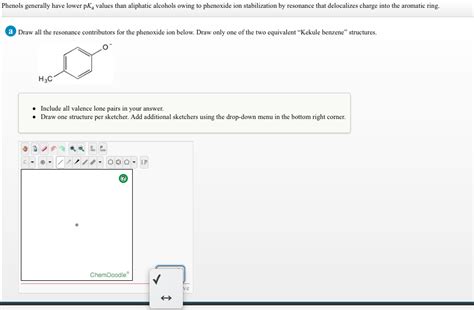 Solved Phenols Generally Have Lower PKa Values Than Chegg