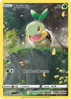 Turtwig Crown Zenith Galarian Gallery TCG Card Database Pokemon