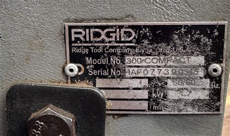 Ridgid 300 - Industry Surplus Australia