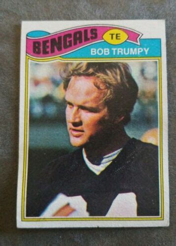 1977 TOPPS FOOTBALL BOB TRUMPY 135 CINCINNATI BENGALS EBay