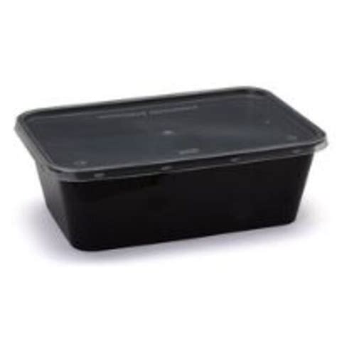 Damati Rectangle Container White With Lid Ml Pack Of