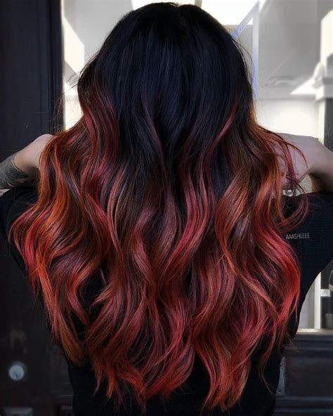 Cabello Rojo Violeta El Tono Que Har Brillar Tu Personalidad Black