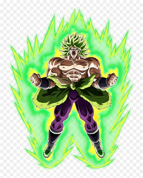 Broly Super Saiyan Green Hair - bmp-clown